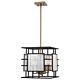 Holmes 4 Light Pendant Antique Brass - 21543