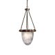 Clemmie 1 Light Pendant Antique Brass - 22154