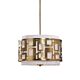 Vecta 3 Light Pendant Natural Brass - 22159