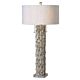 Silver Bamboo Table Lamp - 27177-1