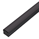 ALUMINIUM PROFILE, PMMA OPAL MATTE DIF 3M/PC BLK VB-ALP004-R-3M-BLK