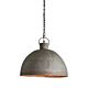 Granada Iron Riveted Dome Pendant Medium Vintage Grey - ZAF10100GR