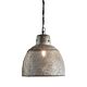 Riva Perforated Iron Dome Pendant Small Zinc - ZAF10104