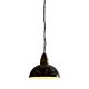 Napier 1 Light Iron Dome Pendant Old Black - ZAF10181BK