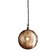 Taurus 1 Light Perforated Round Pendant Nickel - ZAF10222