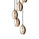 Constellation 5 Light Cluster Perforated Pendant Nickel - ZAF10227NI