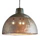 Riva Perforated Iron Dome Pendant Extra Large Zinc - ZAF10329