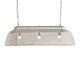 Riva Perforated Iron Dome Pendant Long Matt White - ZAF10335