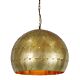 Pangolin 1 Light Pendant Medium Antique Brass - ZAF11190