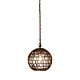 Mondrian 1 Light Pendant Small Antique Brass - ZAF11222