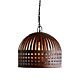 Esch Woven Iron Strips Pendant Small Antique Rust - ZAF11229