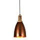 Lewis 1 Light Pendant Antique Copper / Wood - ZAF11231