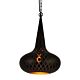 Cobra Perforated Conical Pendant Black - ZAF11246