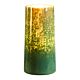 Nouveau Tall Cylinder Art Glass Table Lamp Emerald - ZAF14154